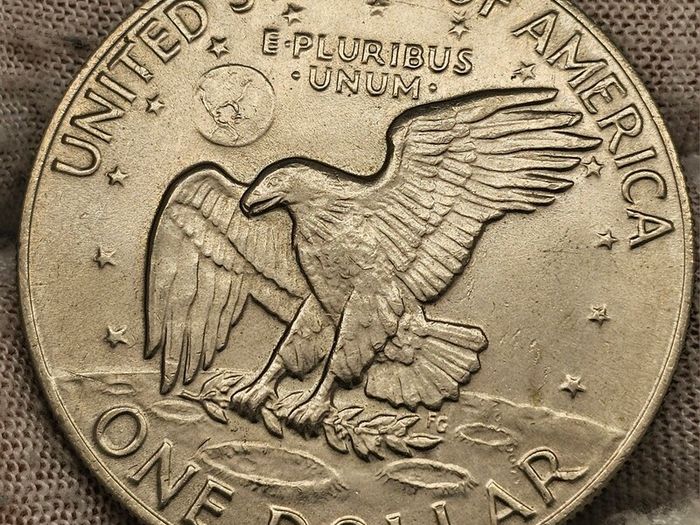 USA United States 1978 Eisenhower 1 Ike Dollar Apollo 11 Moon  Landing