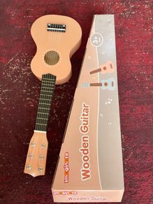 Kids wooden guitar
