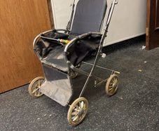 Antique SliverCross buggy