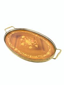 Vintage Marquetry tray