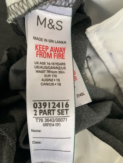 M&S boys school trousers bundle age 14-17