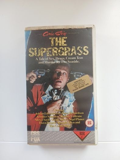 The Supergrass Film On A High Quality MAXELL Tape Ex Rental.