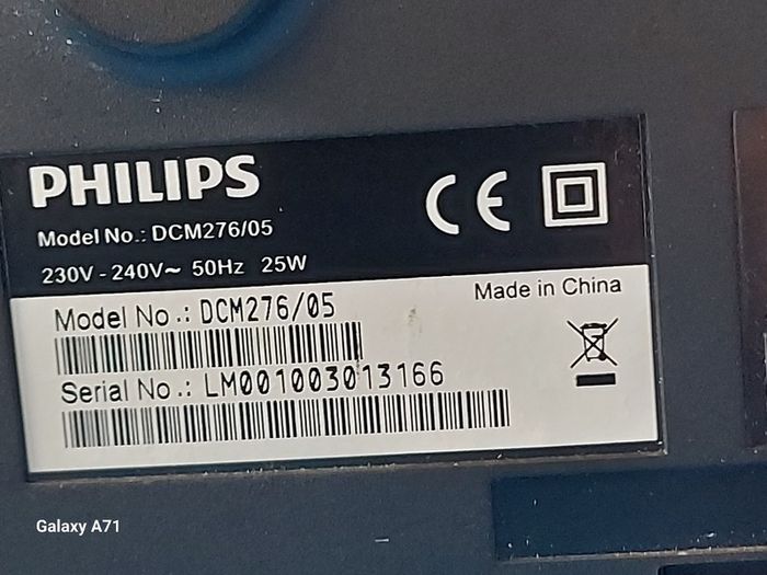 Phillips Micro System. Model DCM276-05, Radio,CD,Ipod,USB, etc, all working perfect and in excellent condition