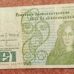 Irish One Pound Note Series B