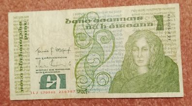 Irish One Pound Note Series B