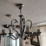 Modern 5 Arm Chrome Ceiling Light Chandelier Pendant Fitting Image 5