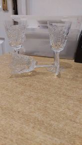 Vintage Watford crystal sherry/port Glasses