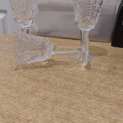 Vintage Watford crystal sherry/port Glasses