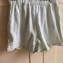 Mint green paper bag shorts 4-5 years Image 2