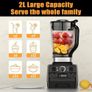 Smoothie Maker, 2000W Powerful Blender with 2L BPA Free Tritan Container, 8 Speeds Control 33000 RPM High-Speed, 4 Presets Jug Blender Mixer for Ice/Nut,Kitchen Image 3