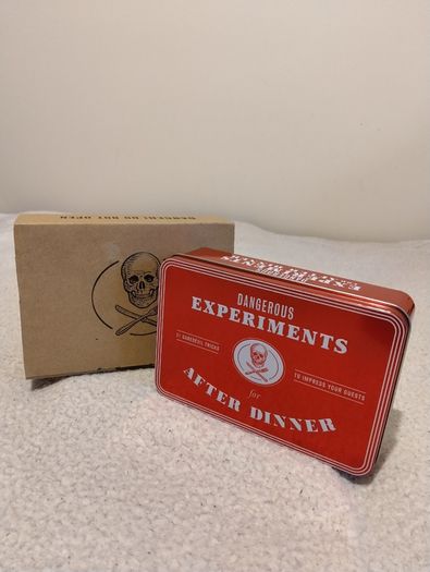 Experiments for After Dinner Games in gift tin