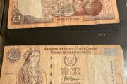 Orange Bank of Cyprus one pound note 1997 and 1998