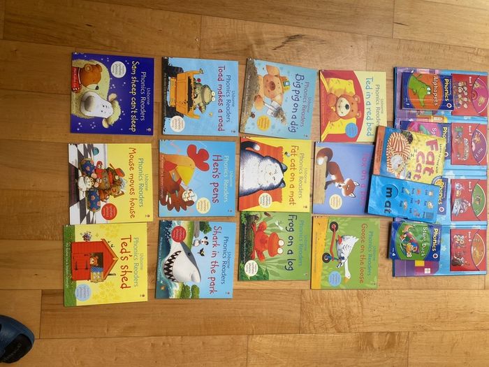 First Phonics Readers Usborne and Ladybird 17 book bundle