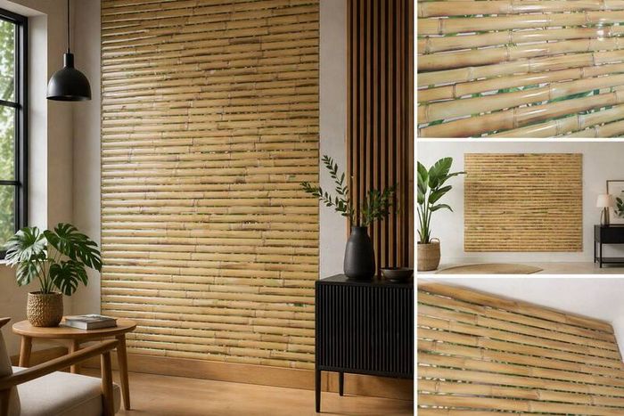 Bamboo Style PVC Wall Panels 0.4 mm 947mm x 503mm