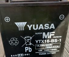 Motorcycle battery YTX1 6-BS-1