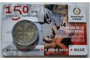 Belgium 2 Euro Brilliant Uncirculated Coin 2014 - Red Cross