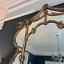 Large Antique Rococo Overmantel Mirror, Giltwood Statement Piece (150cm) Image 4