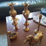 brass  ornaments x 9 Image 2