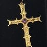 Vintage 9ct yellow gold American cross Image 2