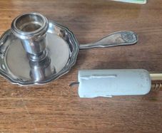 Christofle Gallia Silver plated Candlestick / Chamber stick