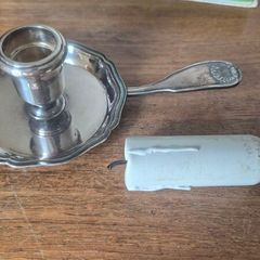 Christofle Gallia Silver plated Candlestick / Chamber stick