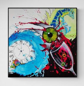 Original hand paint picture, acrylic painting by Strzala