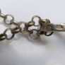 Vintage Sterling Silver 925 PINK OVAL CRYSTAL PENDANT NECKLACE Pea Chain traditional necklace length 20" - 14,8g Image 6