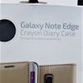 Galaxy Note Edge Crayon Diary Case (warm gray colour) Image 2