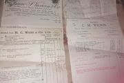 Vintage Dublin City Invoices