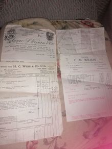 Vintage Dublin City Invoices