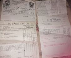 Vintage Dublin City Invoices