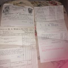 Vintage Dublin City Invoices