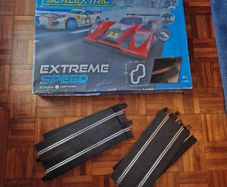 Scalextric Extreme Speed Set EXTENDED: with extra straight track.