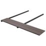 WPC Solid Decking Boards with Accessories 16m(sqr) 2.2m Dark Brown Image 4