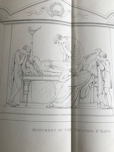 Antique Book 'Canova's Works'