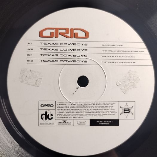 The Grid - Texas Cowboys - Deconstruction Records - Dublin CLASSIC!