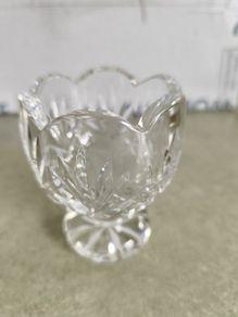 Waterford Crystal Giftware Footed Pot Pourri Bowl - Approx 3.7 INCHES Tall and 3 INCHES Diam
