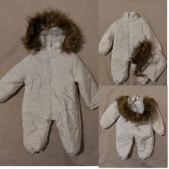 Waterproof hooded Pram Suit, all in one,