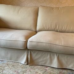 Two Sofas And One Armchair.