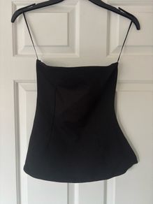 Zara black bandeau top size S