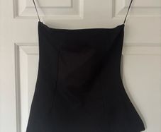 Zara black bandeau top size S