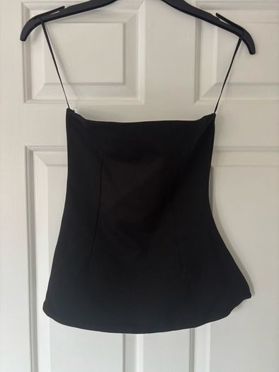 Zara black bandeau top size S