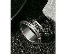Men's Silver Ring - great gift - nice as a pendant too