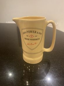 John Power small whiskey water jug