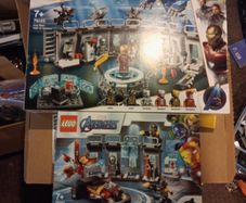 Lego 76125 and 76167 Iron Man Hall of Armour + Iron Man Armoury