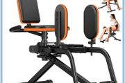 Hip Abductor Machine for Home 6 Resistance Adjustments Inner Thigh Exercise Equipment Glute Training Machine for Sedentary/Postpartum Recovery
