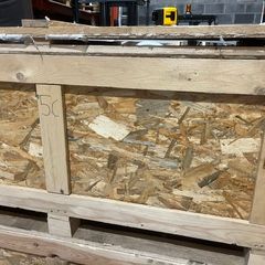 wooden shipping crate + optional storage