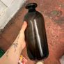 Approx. 40 Clear, Black, Brown, Amber & Gold Vases Image 2