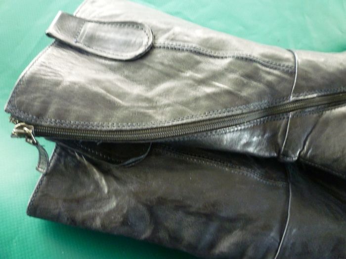 Manas Designer Black Leather boots. Soft All Leather High heel Italian. Uk 6.5 Eu 40. Excellent condition.