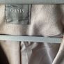 coat oasis oatmeal wrap coat size medium Image 4